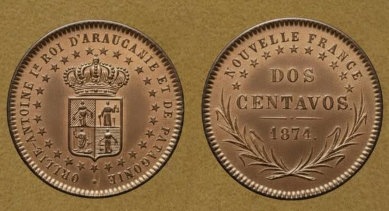 Las monedas del “Rey de la Araucanía”: la soberanía imaginada que se acuñó en metal