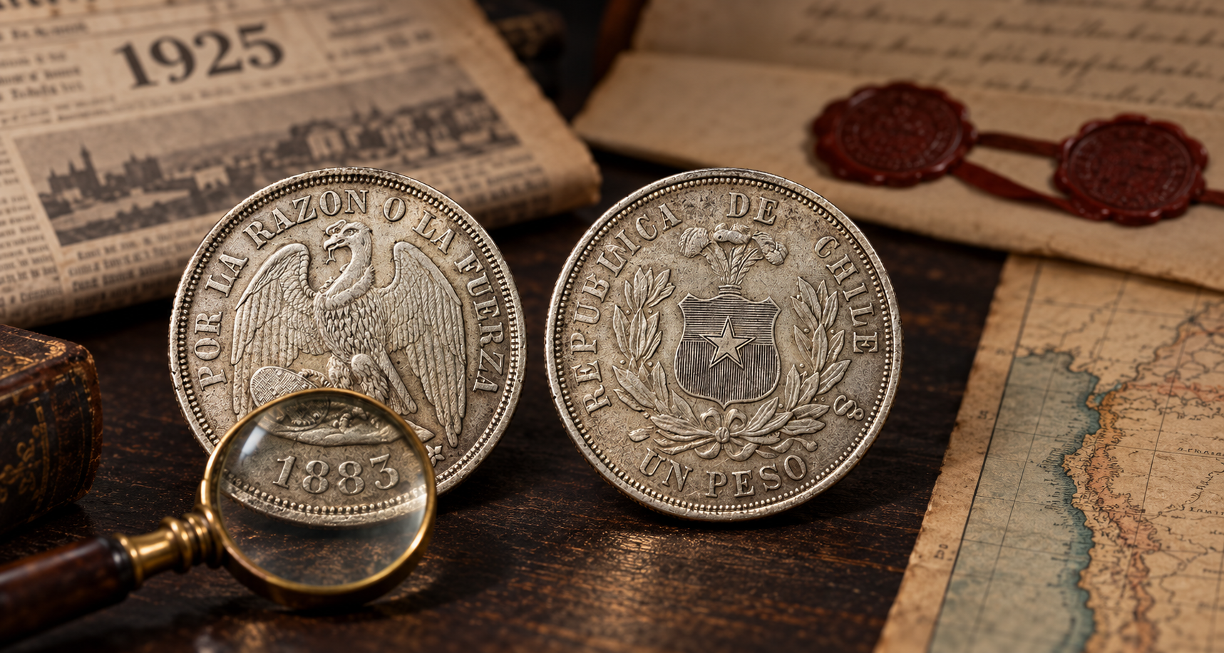 peso 1883 acuñó 43 años después