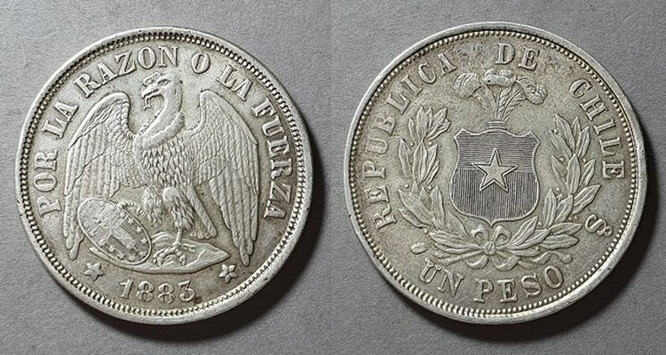 1883 Peso Chile